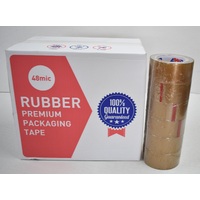 Premium Rubber Packaging Tape 48mm x 75m (Carton/36) GST INCLUDED