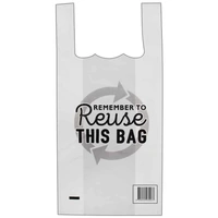 Small Reusable Singlet Bags Pack Of 100 Bags